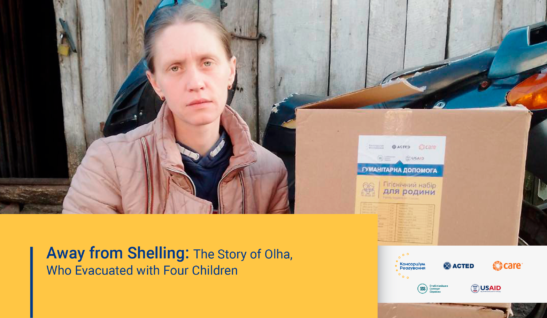 Away from Shelling: The Story of Olha, Who Evacuated with Four Children