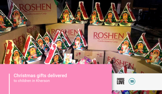 Christmas gifts delivered to children in Kherson