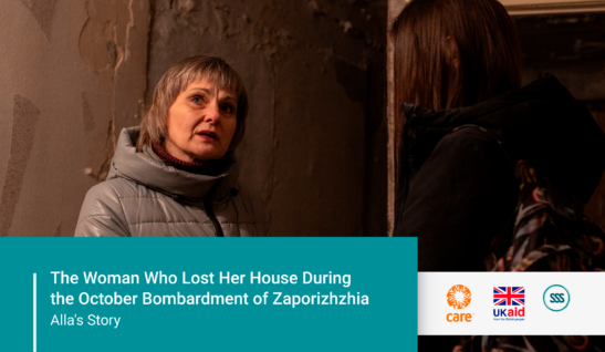 The Woman Who Lost Her House During the October Bombardment of Zaporizhzhia. Alla’s Story