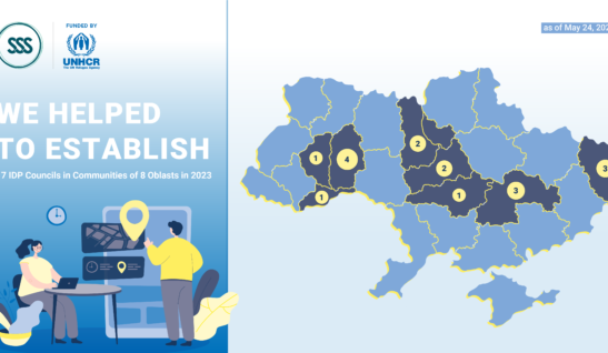 We Helped to Establish 17 IDP Councils in Communities of 8 Oblasts in 2023