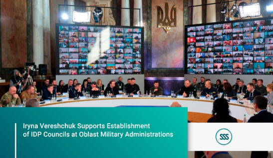 Iryna Vereshchuk Supports Establishment of IDP Councils at Oblast Military Administrations