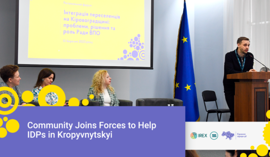 Community Joins Forces to Help IDPs in Kropyvnytskyi