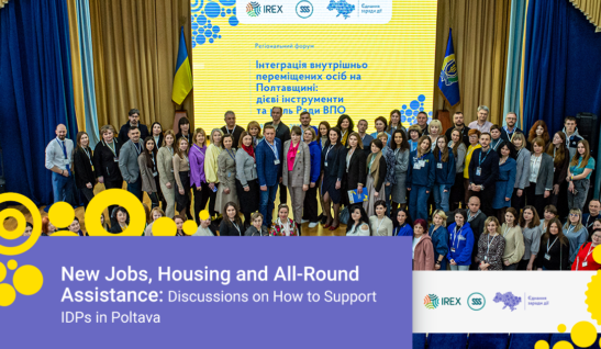 New Jobs, Housing and All-Round Assistance: Discussions on How to Support IDPs in Poltava