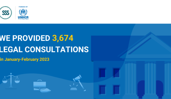 We Provided 3,674 Legal Consultations in January-February 2023