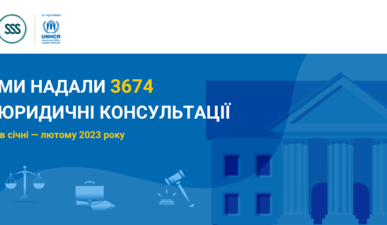 Ми надали 3674 юридичні консультації в січні — лютому 2023 року