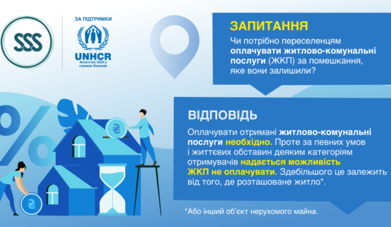 Запитання — відповідь: оплата житлово-комунальних послуг за помешкання, у якому людина не живе
