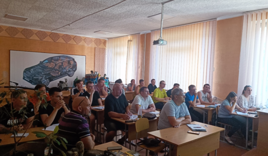 Presenting the Outcomes of the Car Diagnostics Courses for IDPs Project