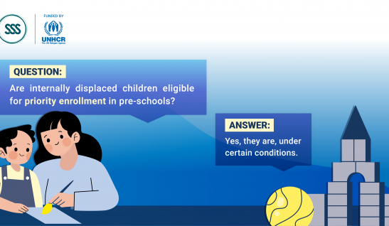 Q&A: Enrolling Internally Displaced Children in Kindergartens