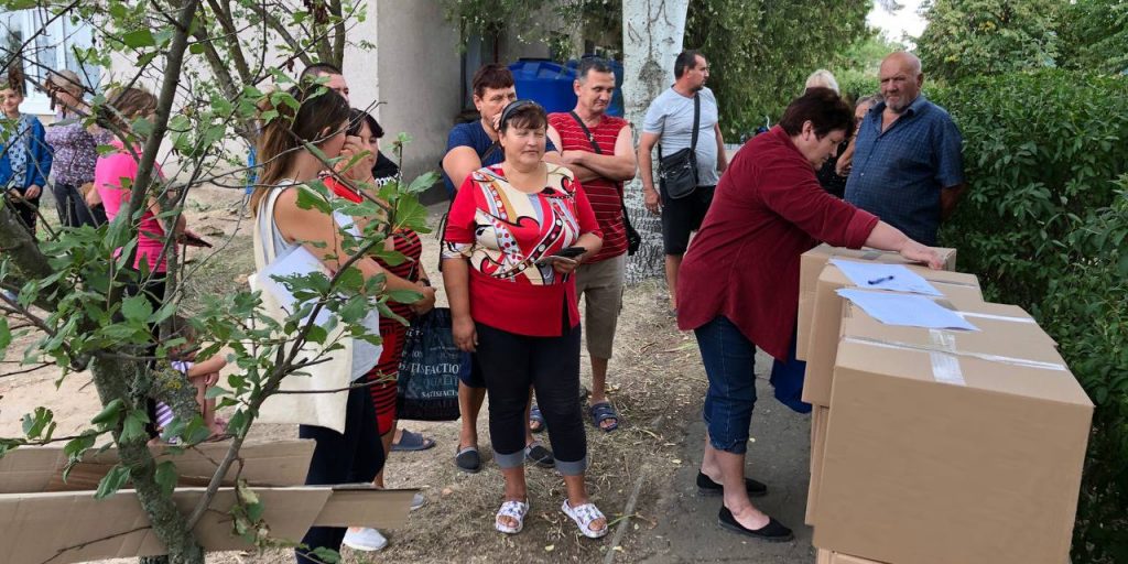 “Життєво необхідне реагування на ризики, пов’язані із захистом, та гуманітарні потреби постраждалого від конфлікту населення на півдні та південному сході України”