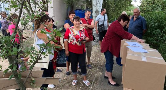 “Життєво необхідне реагування на ризики, пов’язані із захистом, та гуманітарні потреби постраждалого від конфлікту населення на півдні та південному сході України”