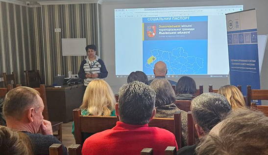 Presentation of Social Passport and Plan for Development of Social Protection System in Zolochivska Community