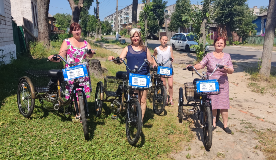 Передали 4 електричні велосипеди Семенівській громаді на Чернігівщині
