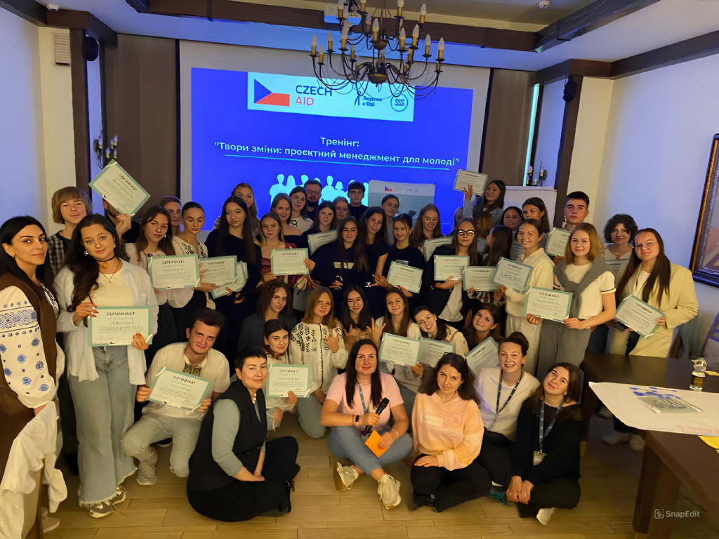 Проєкт «Віднова». Програма «Твори зміни: проєктний менеджмент для молоді». 