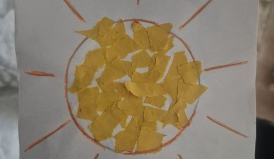 “My son drew a sun after we had windows installed,” Oksana