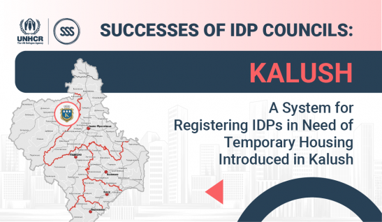 Successes of IDP Councils: A System for Registering IDPs in Need of Temporary Housing Introduced in Kalush