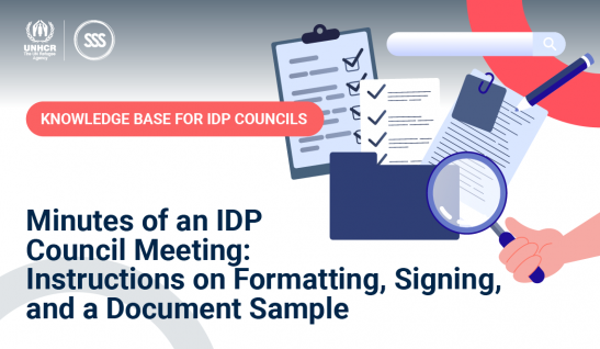 How to Keep and Format the Minutes of an IDP Council Meeting?