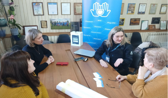 Як ми підтримували установи соцзахисту, ради ВПО та громади в лютому